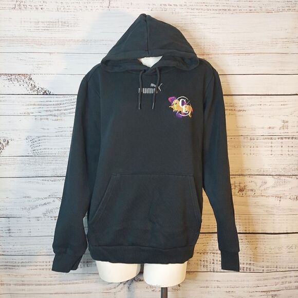 Womans Puma sz Medium Hoodie with Drawstring - Picture 2 of 12